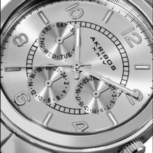 Akribos XXIV bold bracelet style watch. Never used